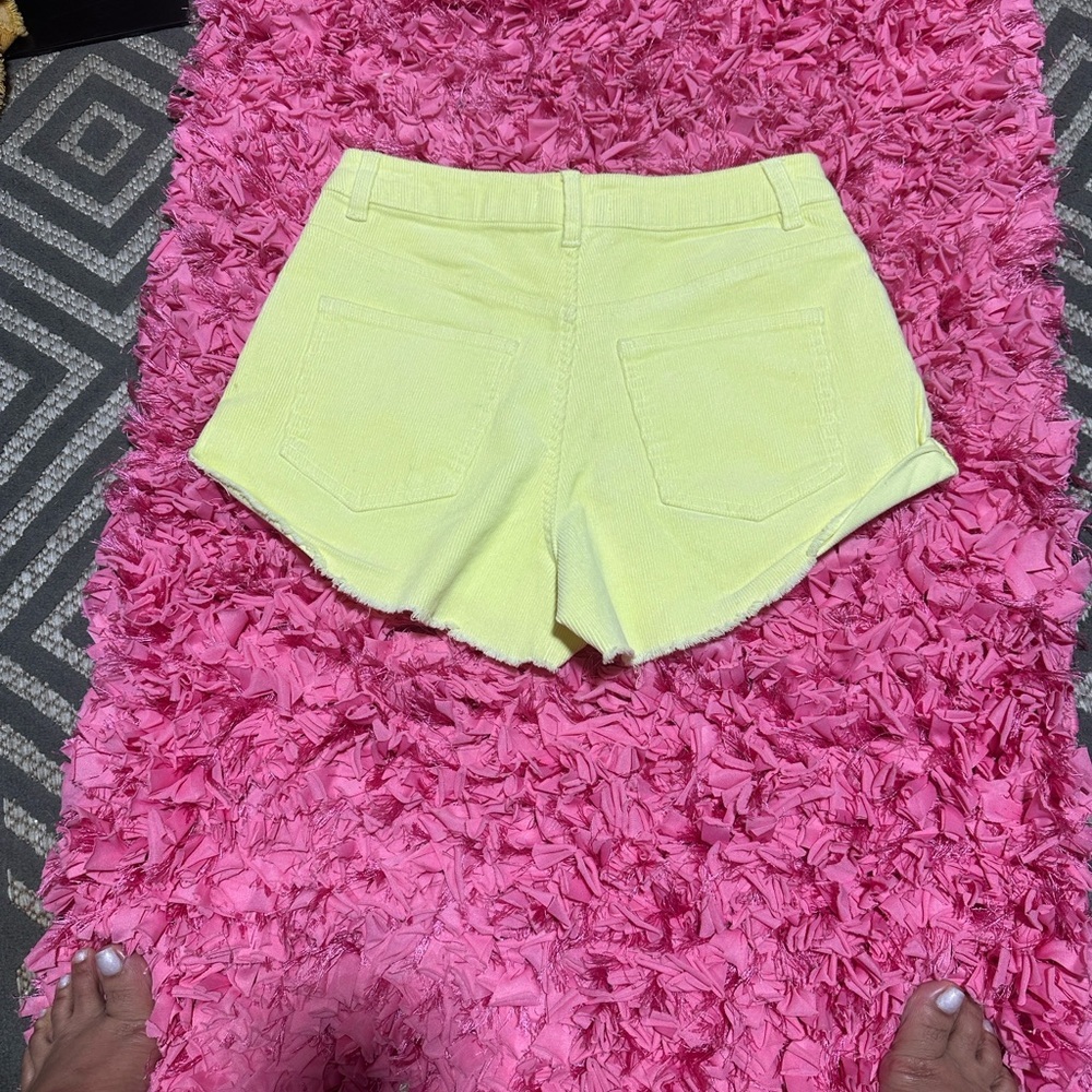 Forever 21 Light Yellow Jean Shorts - Picture 9 of 9